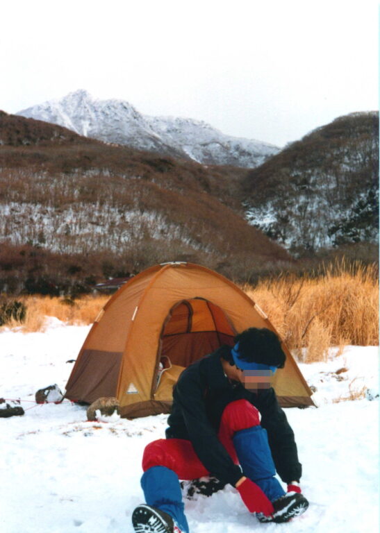 坊がつるのドーム型テント